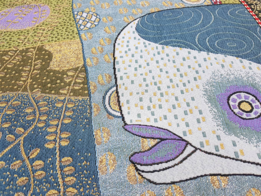Serpents d'Eau I (Klimt) Tapisseries murales Gustav Klimt - Mille Fleurs Tapestries