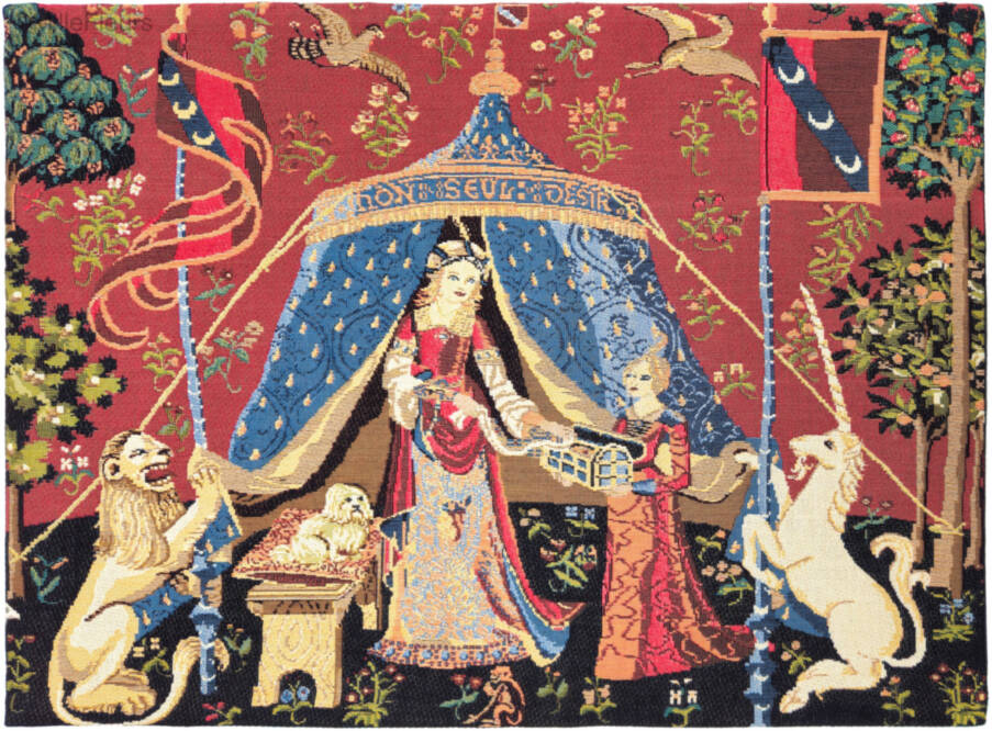 To my only Desire Wall tapestries Lady and the Unicorn - Mille Fleurs Tapestries