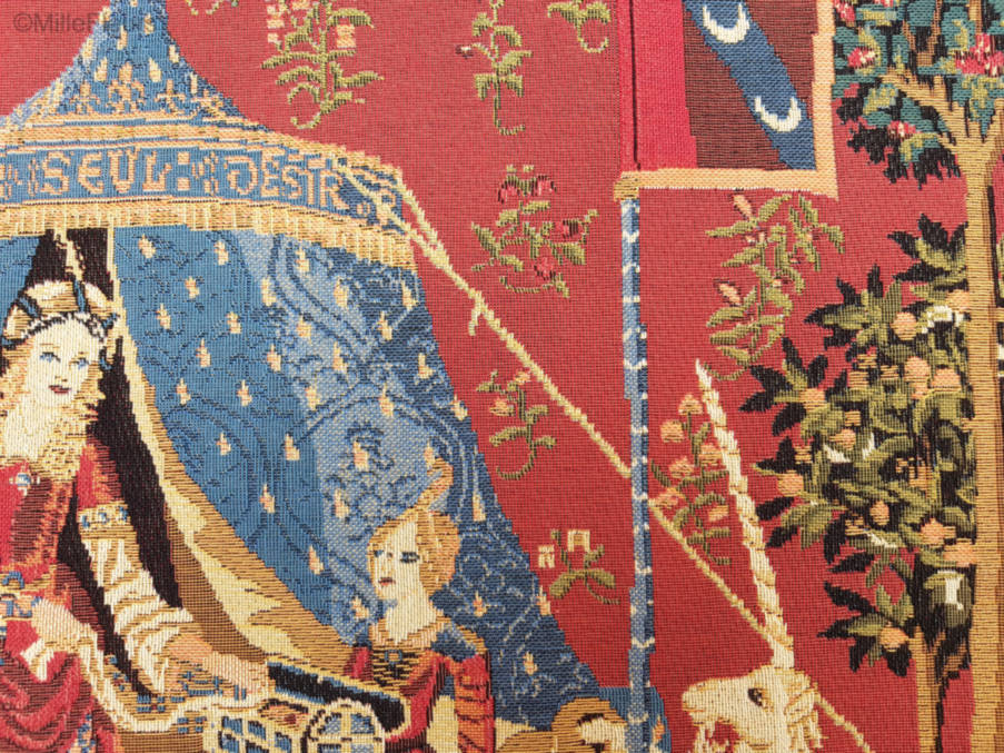 To my only Desire Wall tapestries Lady and the Unicorn - Mille Fleurs Tapestries