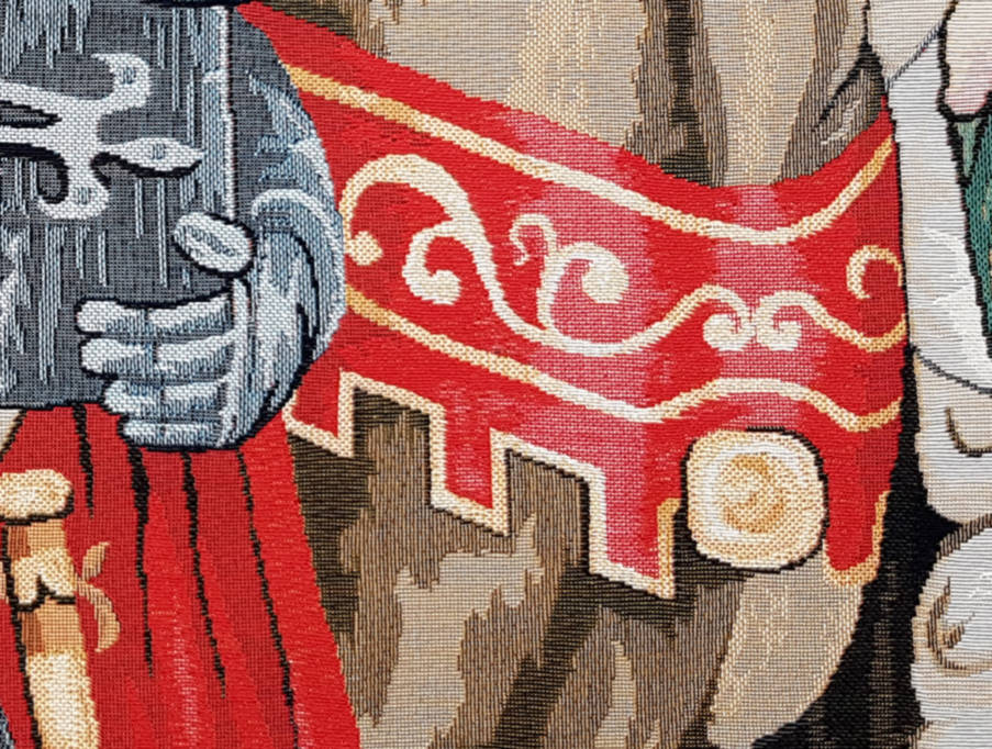 Koning Arthur Wandtapijten Middeleeuwse Ridders - Mille Fleurs Tapestries