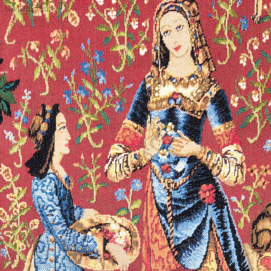 The Smell Wall tapestries Lady and the Unicorn - Mille Fleurs Tapestries