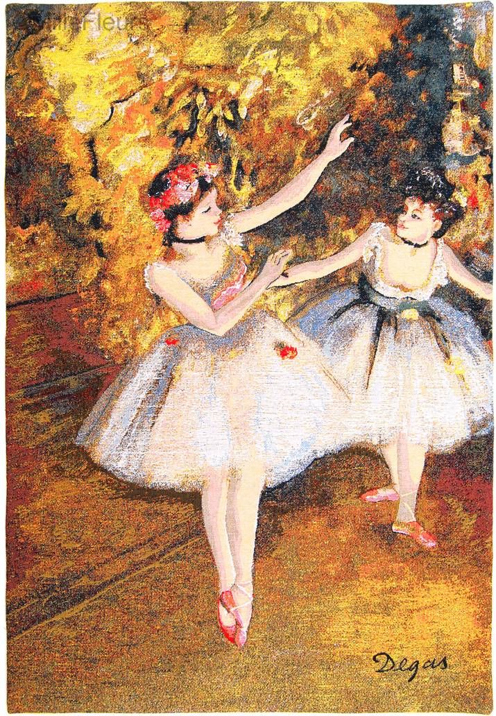 Two Dancers (Degas) Wall tapestries Masterpieces - Mille Fleurs Tapestries