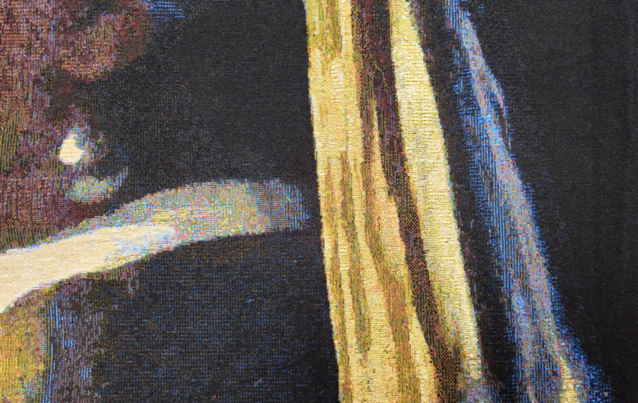 Girl with a Pearl Earring (Vermeer) Wall tapestries Masterpieces - Mille Fleurs Tapestries