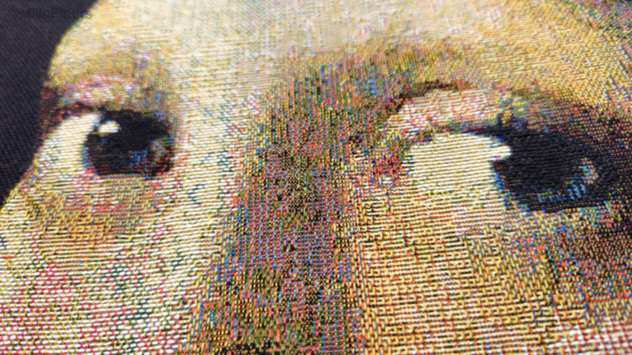 Girl with a Pearl Earring (Vermeer) Wall tapestries Masterpieces - Mille Fleurs Tapestries