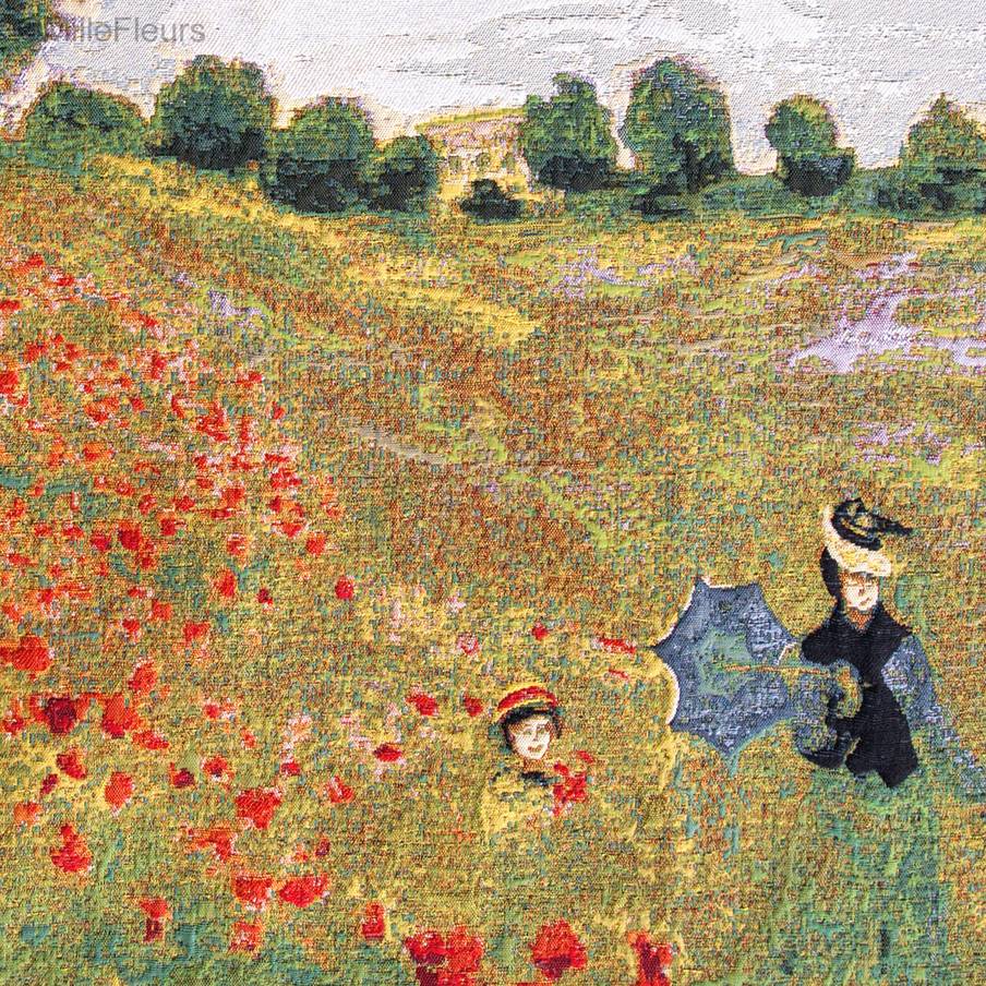 Campo de las Amapolas (Monet) Tapices de pared Claude Monet - Mille Fleurs Tapestries