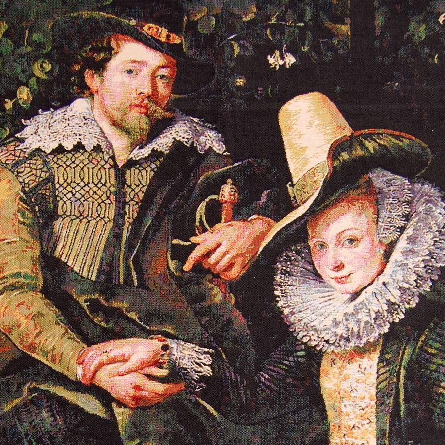 Rubens en Isabelle Brant (Rubens) Wandtapijten Meesterwerken - Mille Fleurs Tapestries