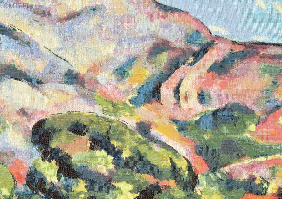 Mountains of Sainte-Victoire Wall tapestries Masterpieces - Mille Fleurs Tapestries