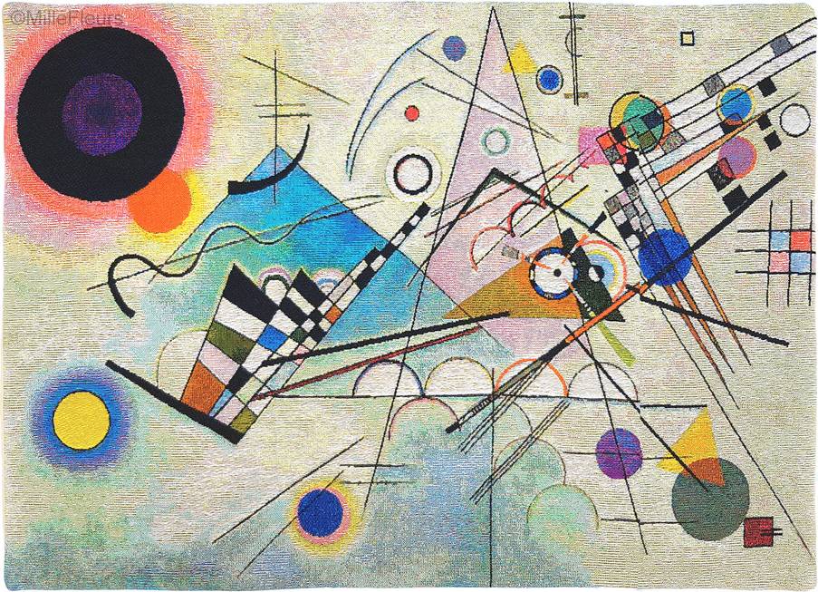 Composition VIII (Kandinsky) Wall tapestries Masterpieces - Mille Fleurs Tapestries