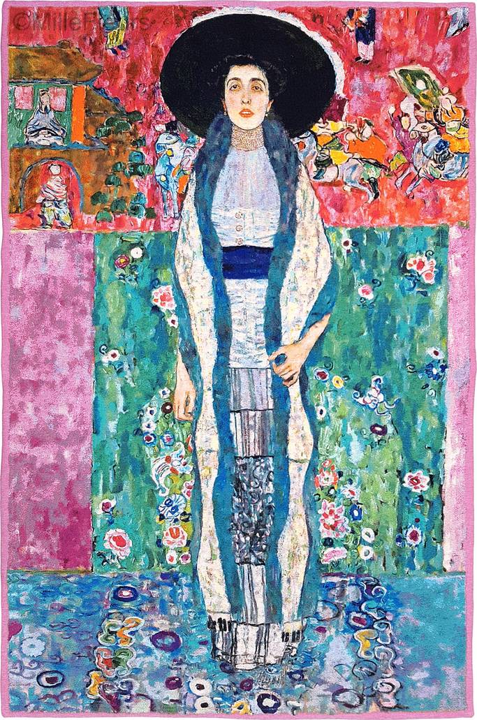 Adèle Bloch-Bauer (Klimt) Wandtapijten Gustav Klimt - Mille Fleurs Tapestries