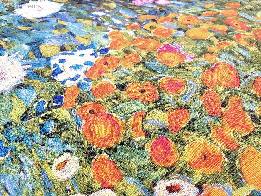 Flower Garden (Klimt) Wall tapestries Gustav Klimt - Mille Fleurs Tapestries