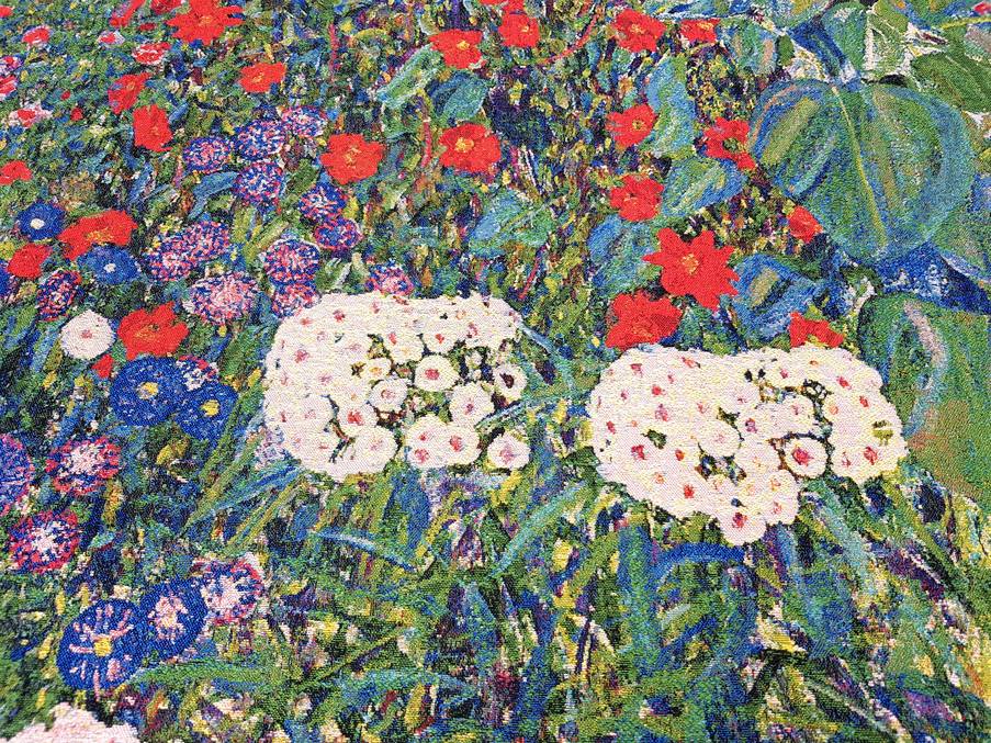 Landelijke Tuin (Klimt) Wandtapijten Gustav Klimt - Mille Fleurs Tapestries