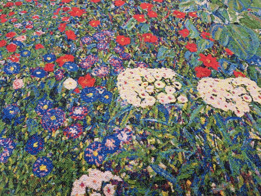 Landelijke Tuin (Klimt) Wandtapijten Gustav Klimt - Mille Fleurs Tapestries