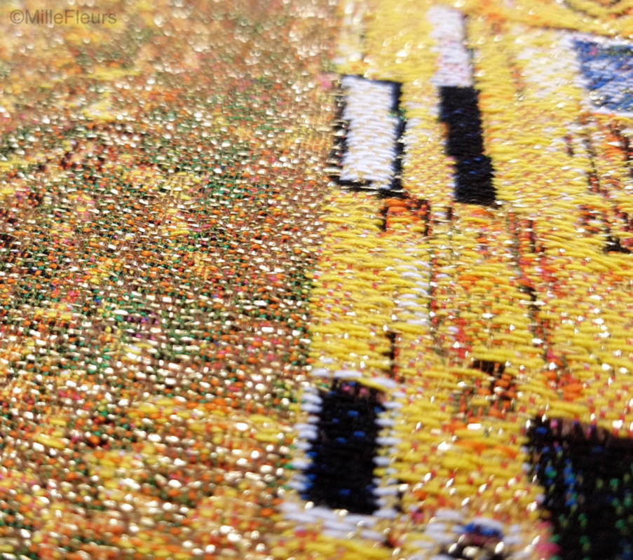 De Kus (Klimt) Wandtapijten Gustav Klimt - Mille Fleurs Tapestries