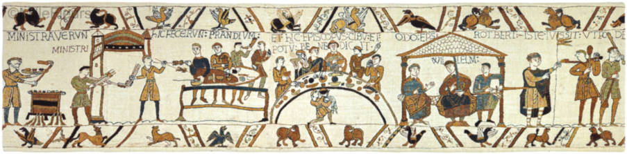 Banquet Wall tapestries Bayeux Tapestry - Mille Fleurs Tapestries