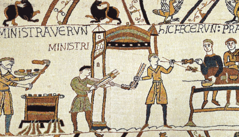 Banquet Wall tapestries Bayeux Tapestry - Mille Fleurs Tapestries
