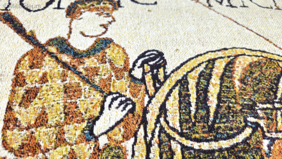 Army at Mont-Saint-Michel Wall tapestries Bayeux Tapestry - Mille Fleurs Tapestries