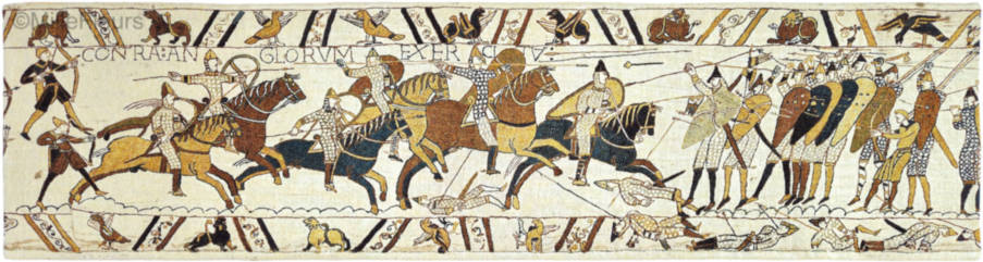 Batalla de Hastings Tapices de pared Tapiz de Bayeux - Mille Fleurs Tapestries