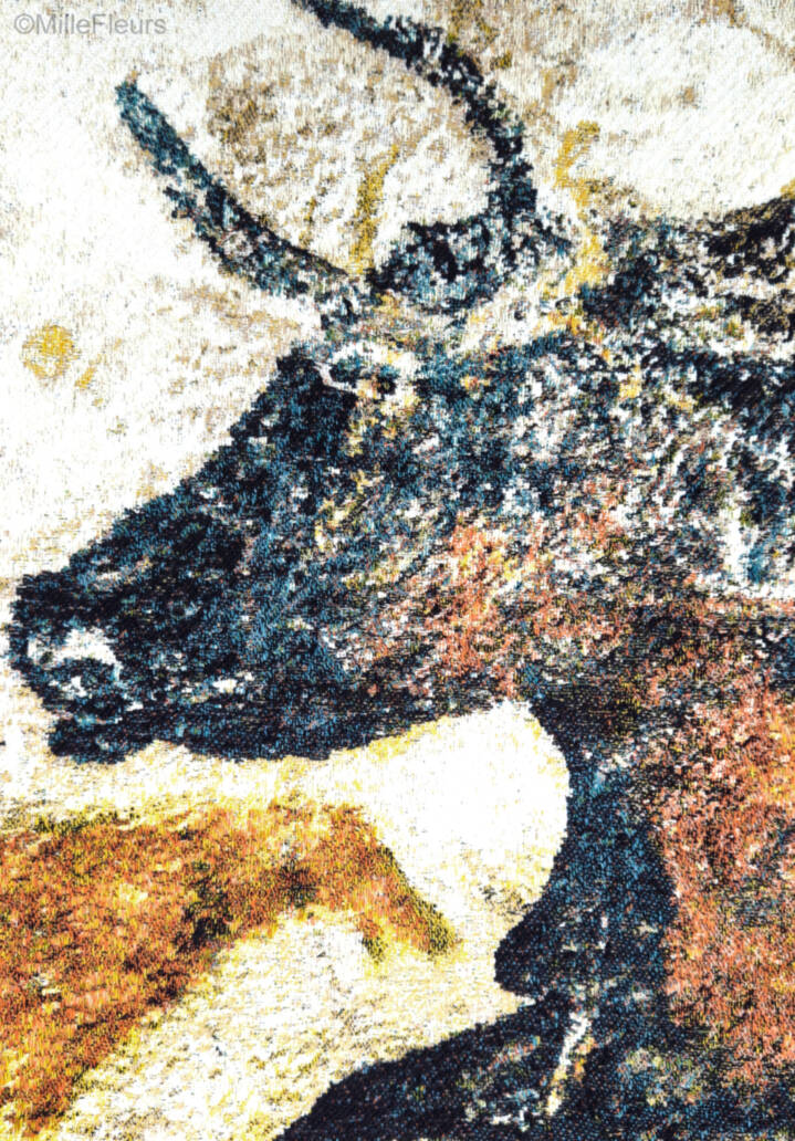 Caves of Lascaux Wall tapestries Ancient Art - Mille Fleurs Tapestries