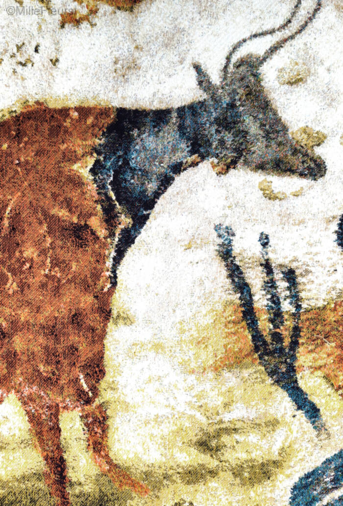 Grotten van Lascaux Wandtapijten Oudheid - Mille Fleurs Tapestries