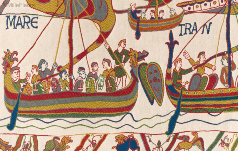 Armada Wall tapestries Bayeux Tapestry - Mille Fleurs Tapestries
