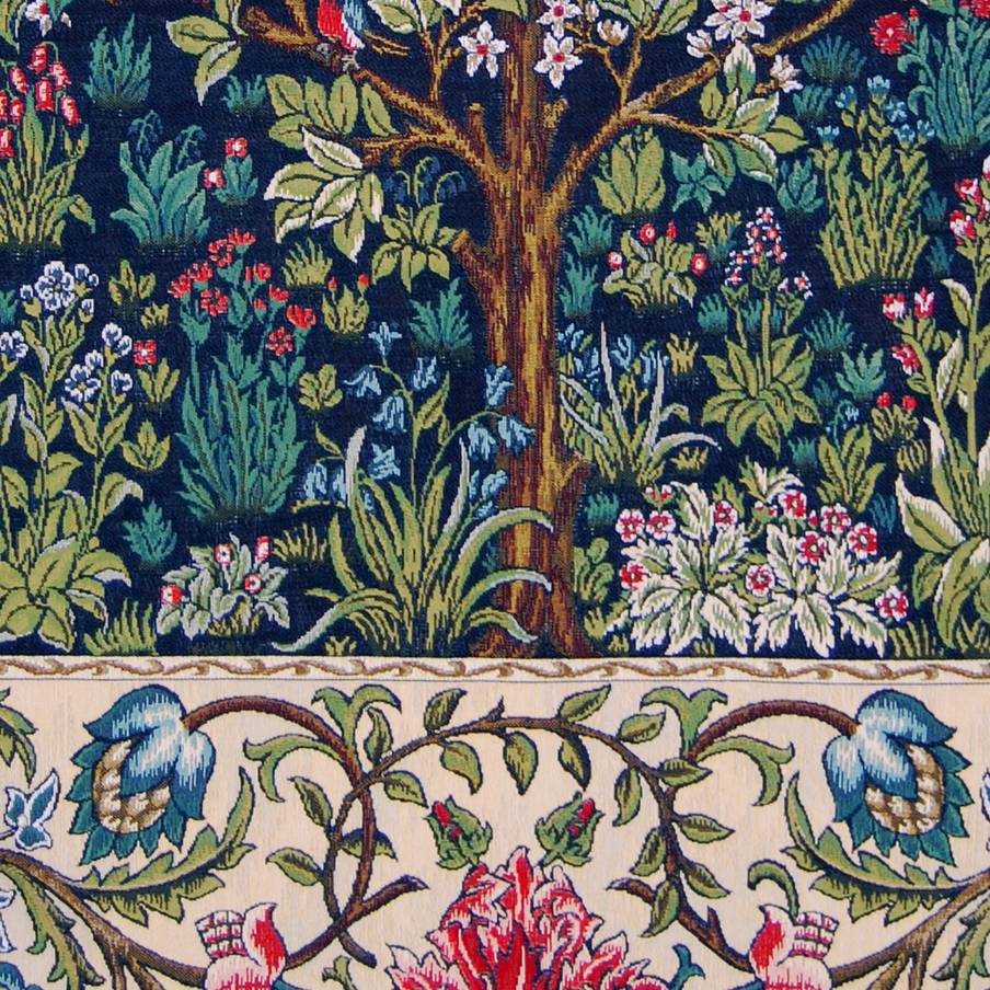 Tree of Life Wall tapestries William Morris and Co - Mille Fleurs Tapestries