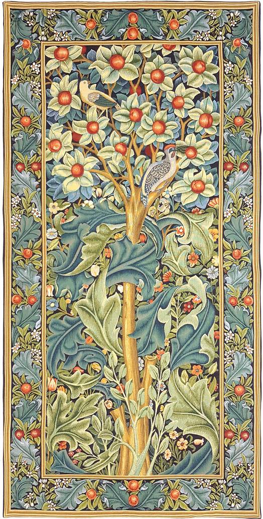 De Specht Wandtapijten William Morris & Co - Mille Fleurs Tapestries