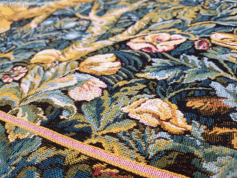 Renard et Faisans (John Dearle) Tapisseries murales William Morris & Co - Mille Fleurs Tapestries
