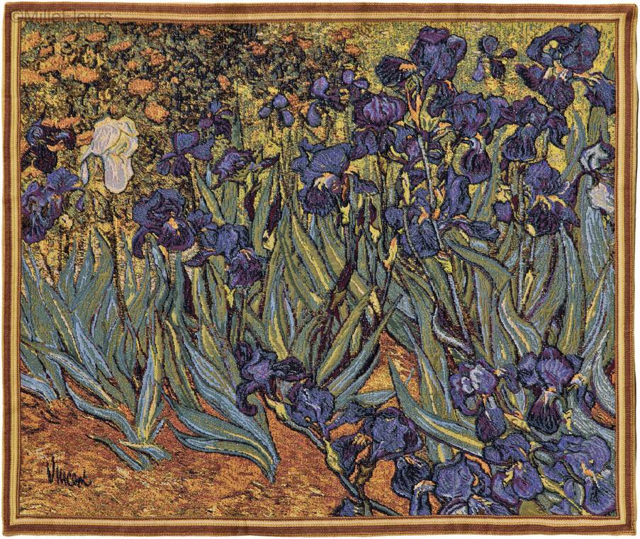 Irissen (Van Gogh) Wandtapijten Vincent Van Gogh - Mille Fleurs Tapestries