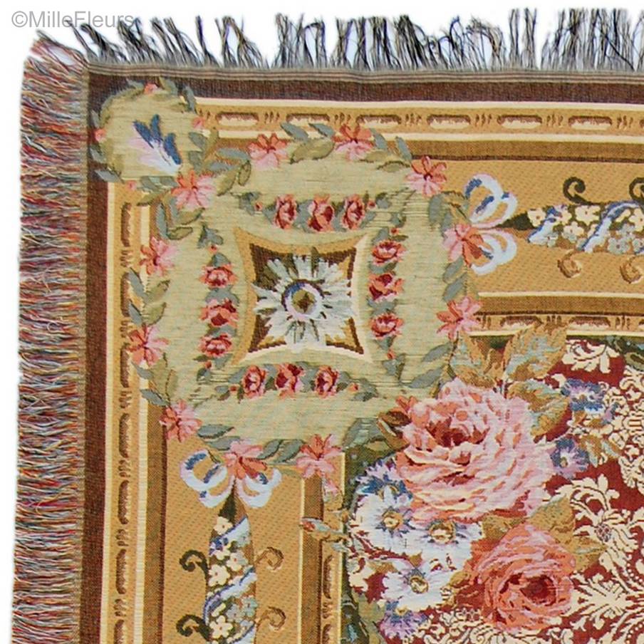 Chambord Throws & Plaids Table Throws with Fringes - Mille Fleurs Tapestries