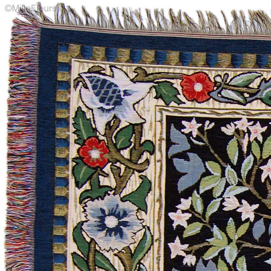 Arbre de Vie (William Morris) Plaids William Morris and Co - Mille Fleurs Tapestries