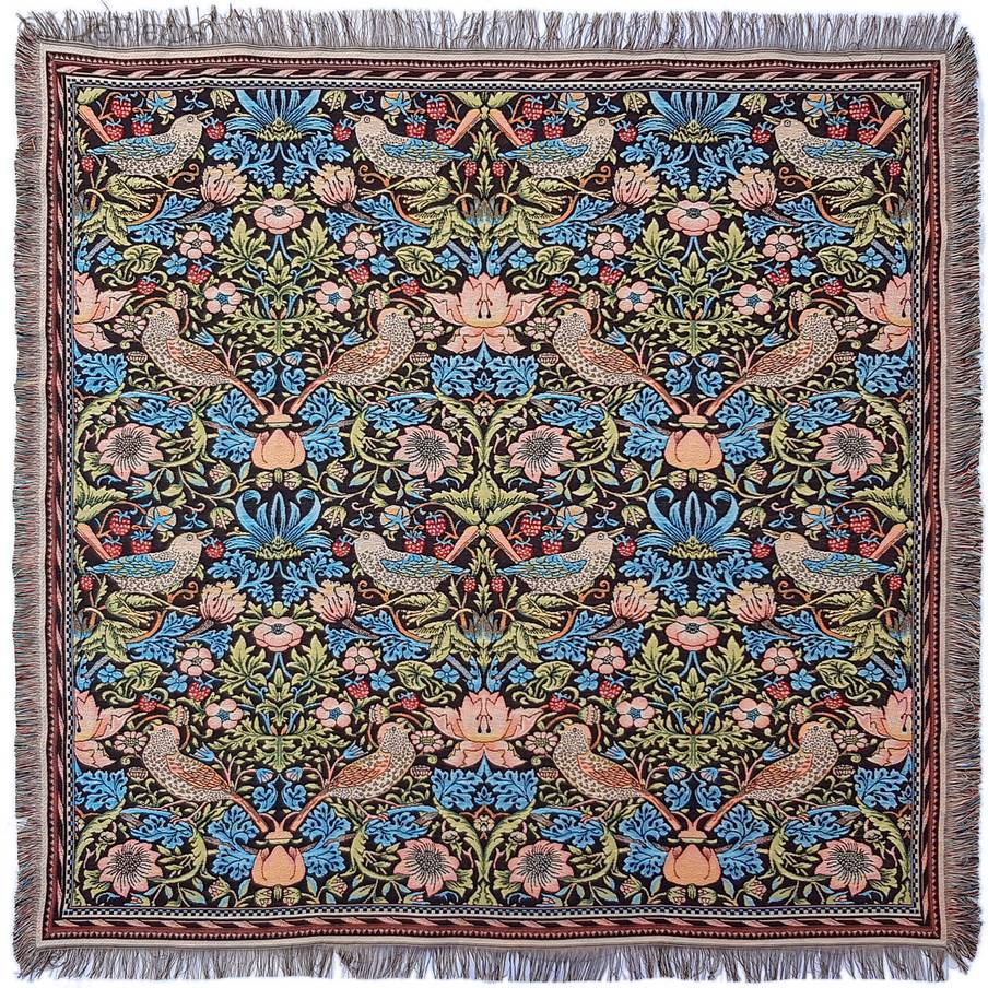 Strawberry Thief (William Morris) Throws & Plaids William Morris and Co - Mille Fleurs Tapestries