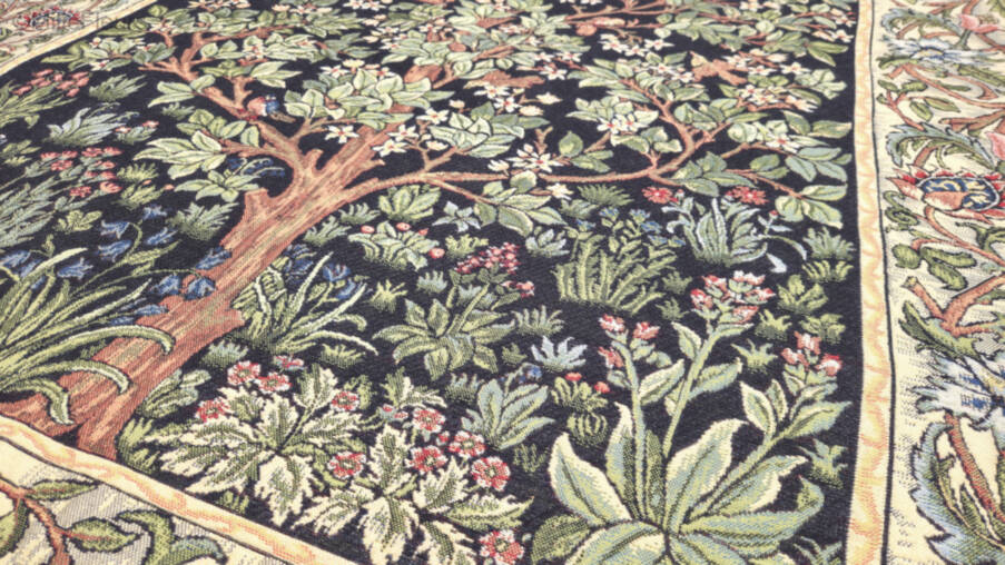 Tree of Life Throws & Plaids William Morris and Co - Mille Fleurs Tapestries
