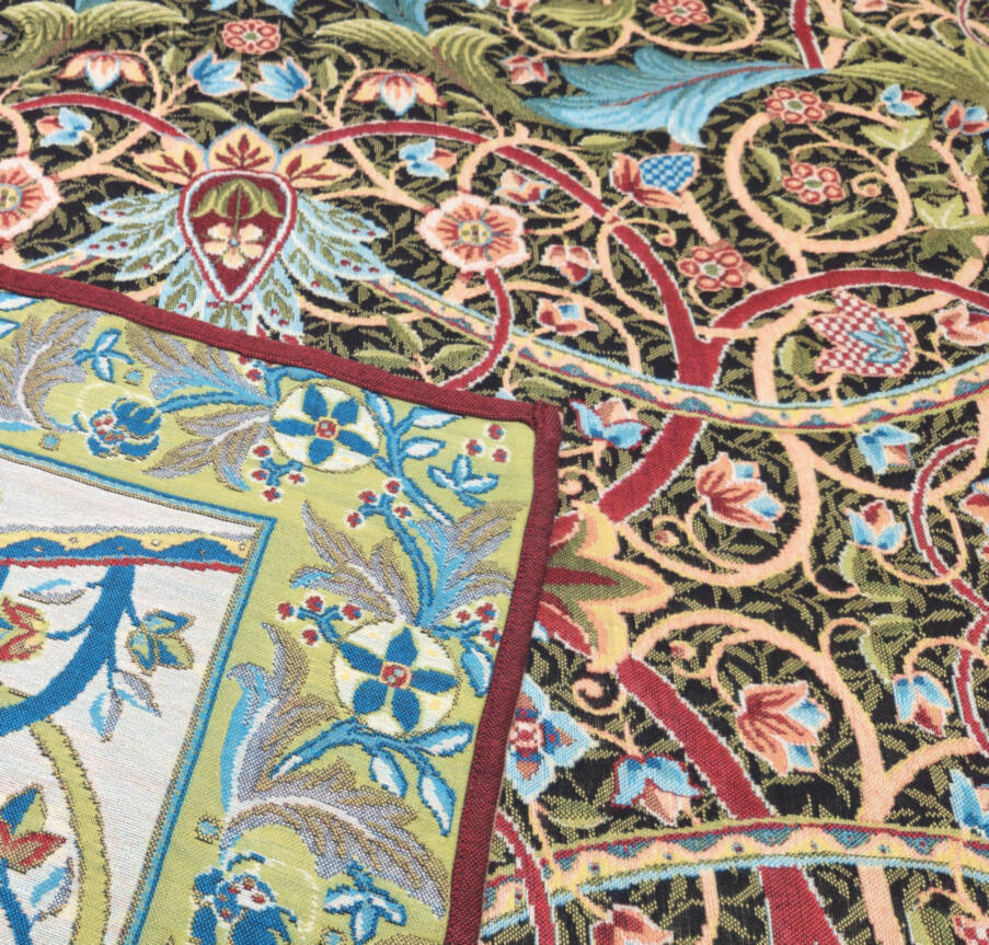 Medieval Floral Throws & Plaids William Morris and Co - Mille Fleurs Tapestries