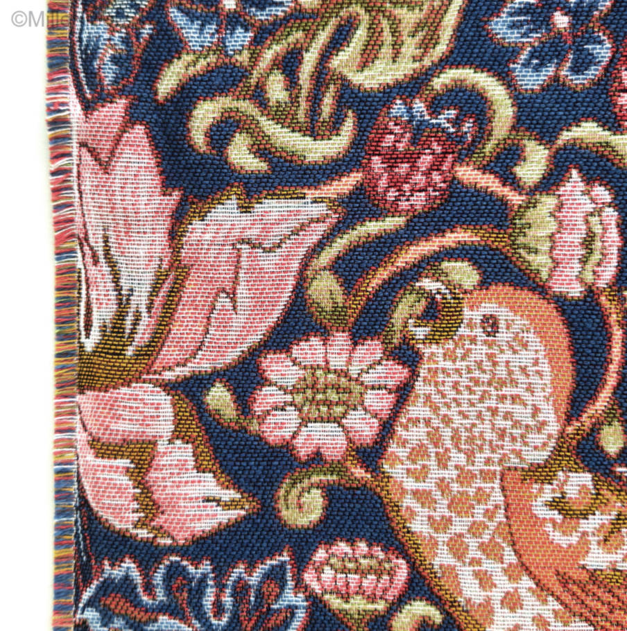 Aardbei Dief (William Morris) Sjaals - Mille Fleurs Tapestries