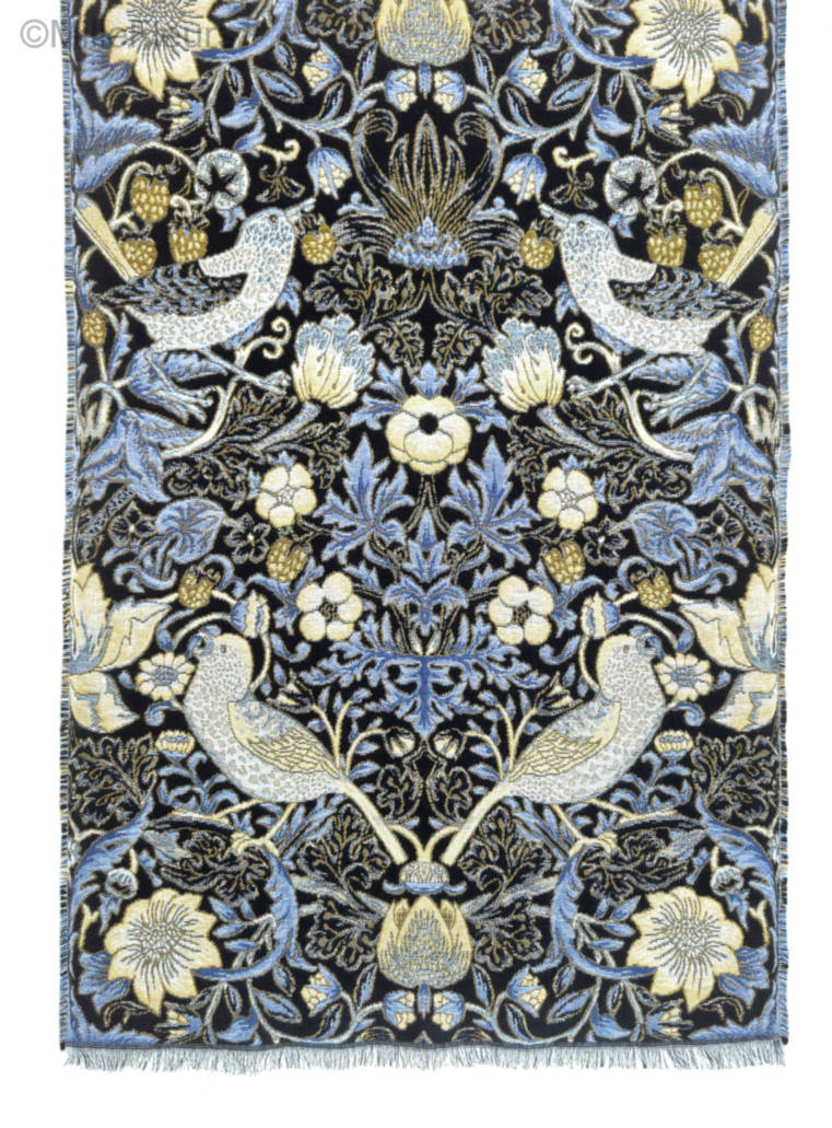 Strawberry Thief Scarves William Morris - Mille Fleurs Tapestries