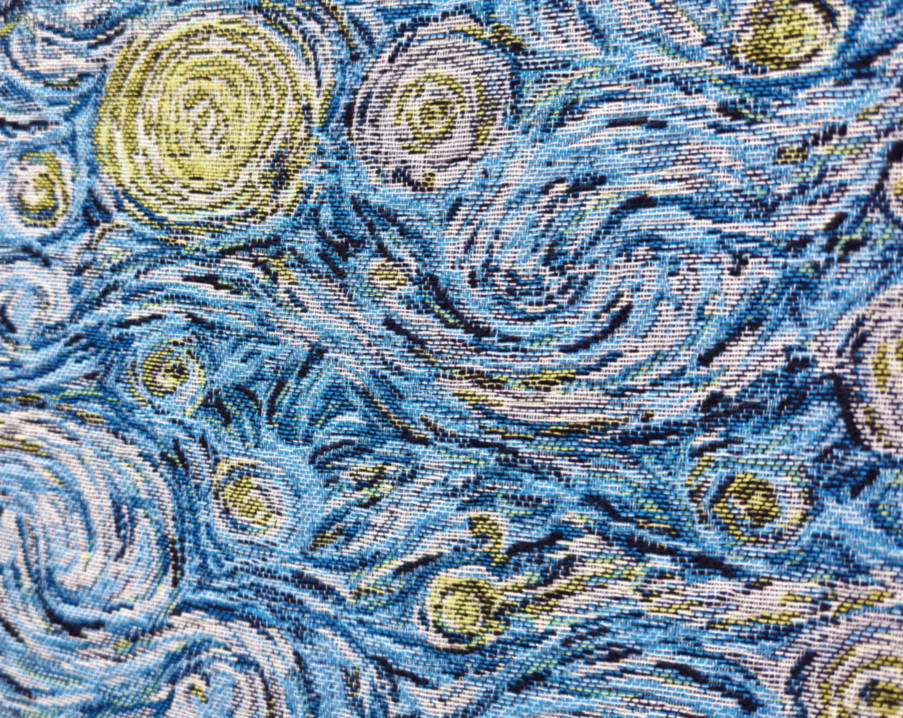 La Nuit Étoilée (Van Gogh) Foulards - Mille Fleurs Tapestries