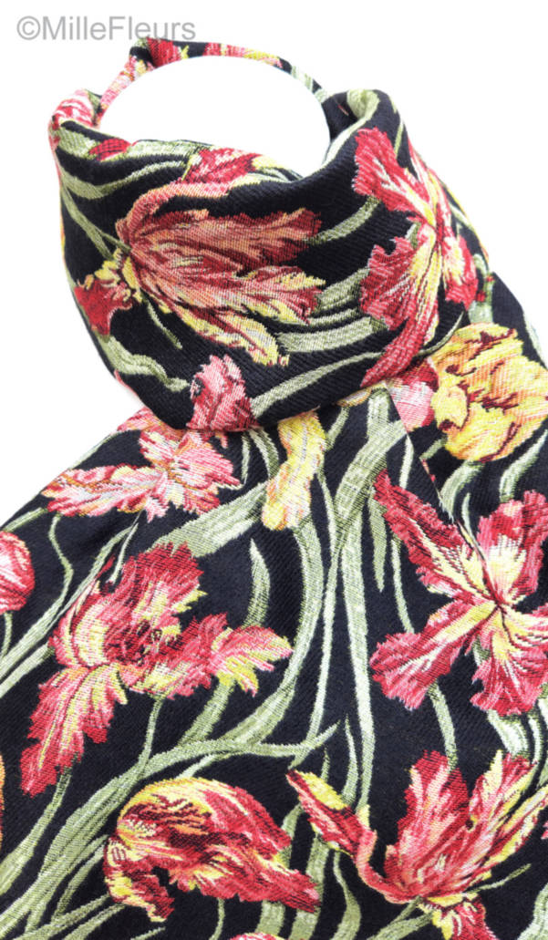 Tulips Scarves Floral - Mille Fleurs Tapestries