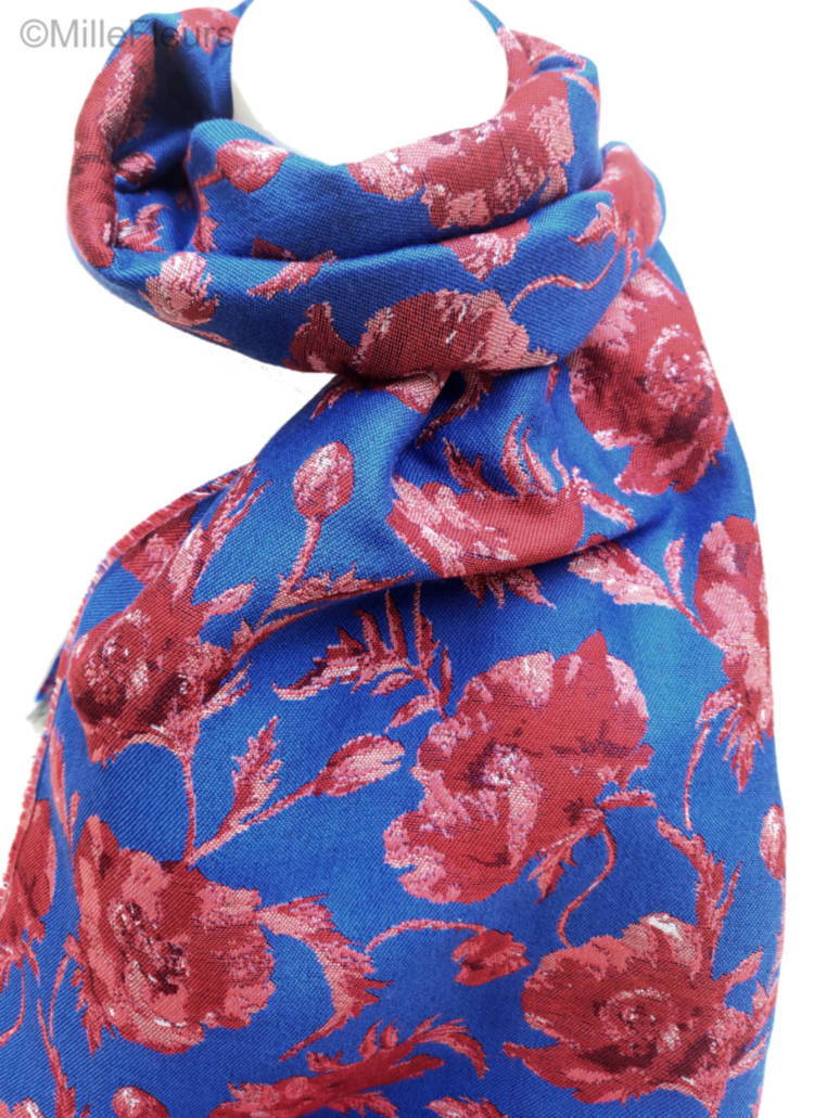 Poppies Scarves - Mille Fleurs Tapestries